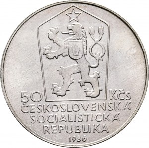 50 Kčs 1986 Ville de Levoča