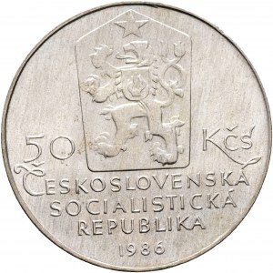 50 Kčs 1986 City of Telč