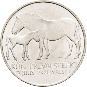 50 Kčs 1987 ZOO di Praga Cavallo Prevalsky