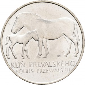 50 Kčs 1987 ZOO di Praga Cavallo Prevalsky