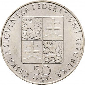 50 Kčs 1990 Svätá Anežka Česká