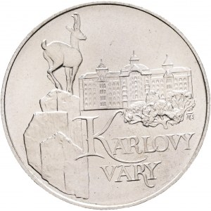 50 Kčs 1991 Città di Karlovy Vary
