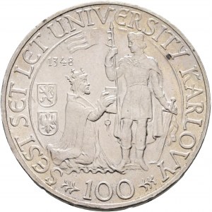 100 Kčs 1948 600th Anniversary of foundation of Charles University