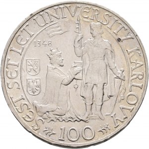 100 Kčs 1948 600th Anniversary of foundation of Charles University