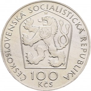 100 Kčs 1976 100 th Anniversary Death of Janko Kráľ