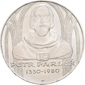 100 Kč 1980 650. rocznica urodzin Petra Parléřa
