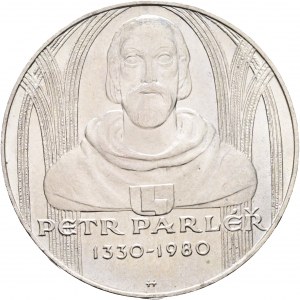 100 Kč 1980 650. rocznica urodzin Petra Parléřa