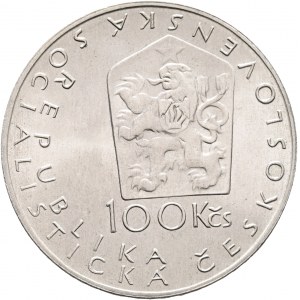 100 Kčs 1984 150. výročie narodenia Jana Nerudu