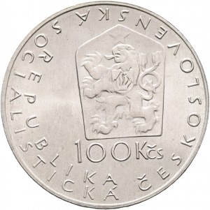 100 Kčs 1984 150. rocznica urodzin Jana Nerudy