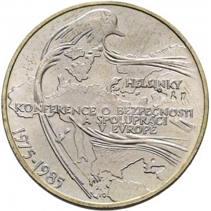 100 Kčs 1985 10. výročie Helsinskej konferencie