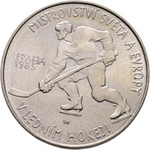 100 Kčs 1985 Majstrovstvá Prahy v ľadovom hokeji