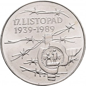 100 Kčs 1989 17.11.1939-1989