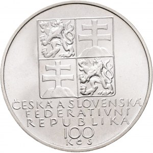 100 Kčs 1991 175 Jahre - Geburt von Antonín Dvořák