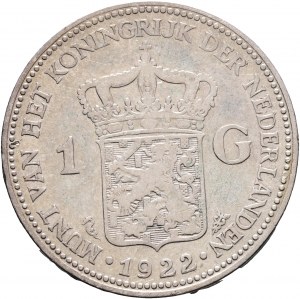 1 Gulden 1922 WILHELMINA