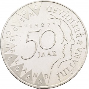 50 Gulden 1987 BEATRIX Golden Wedding