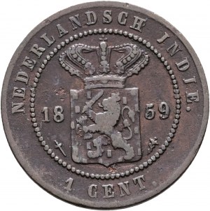 Indonesien 1 Cent 1859 WILLIAM III.