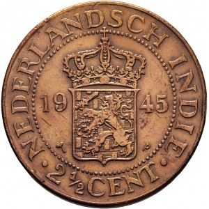 Indonésie 2 ½ Cent 1945 P WILHELMINA