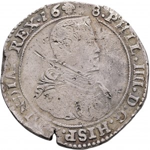 1 Ducaton 1648 FILIPPO IV. Spanisch Paesi Bassi-Brabante secondo busto Bruxelles