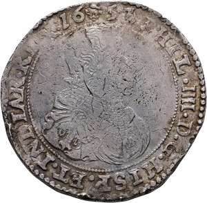 1 Ducaton 1653 FILIPPO IV. Paesi Bassi spagnoli, Brabante secondo busto Bruxelles