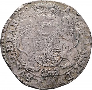 1 Ducaton 1653 FILIPPO IV. Paesi Bassi spagnoli, Brabante secondo busto Bruxelles