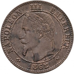 2 Centesimi 1862 K NAPOLEONE III. Bordeaux