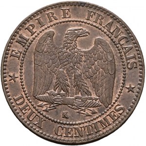 2 Centimes 1862 K NAPOLEON III. Bordeaux