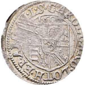 3 Kreuzer 1604 CHARLES von LORRAINE VAUDÉMONT, Bischofssitz von Straßburg