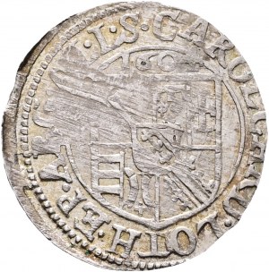 3 Kreuzer 1604 CHARLES von LORRAINE VAUDÉMONT, Bischofssitz von Straßburg