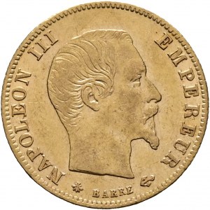 Gold 5 Francs 1860 A NAPOLEON III. Fliege