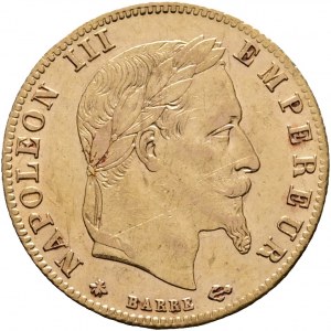 Oro 5 Franchi 1862 A NAPOLEONE III. Vola