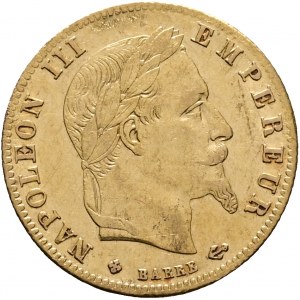 Gold 5 Francs 1863 BB NAPOLEON III. Cross