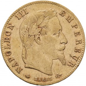 Gold 5 Francs 1864 A NAPOLEON III. Fly
