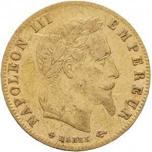 Oro 5 Franchi 1863 BB NAPOLEONE III. Croce