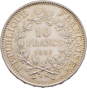 10 frankov 1967 Piata republika