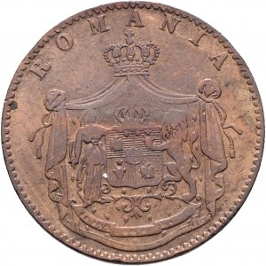 5 Bani 1867 W kráľovstvo CAROL I. Smethwick WATT & CO.