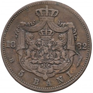 5 Bani 1882 B Regno CAROL I.