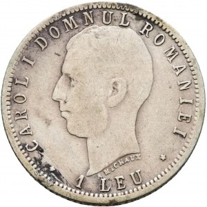 1 Lei 1906 Kráľovstvo KAROL I. 40. výročie vlády Karola I. 1866-1906