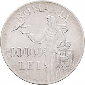 100000 Lei 1946 Königreich MICHAEL I.