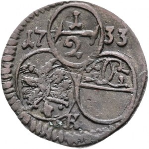 ½ Kreuzer 1733 K Republik von OBWALDEN