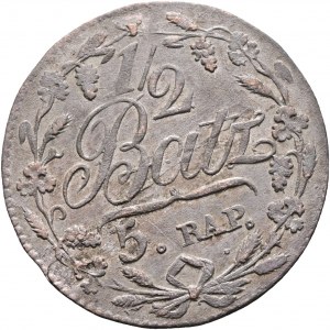 ½ Batzen/5 Rappen 1817 Kanton VAUD