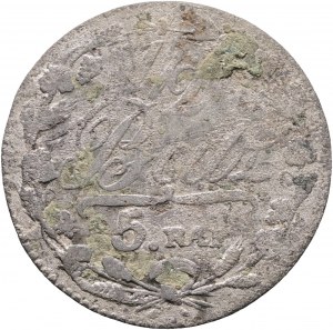 ½ Batzen/5 Rappen 1807 Kanton VAUD