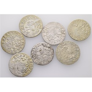 3 Kreuzers ND SCHAFFHAUSEN Free City Lot of 7 coins