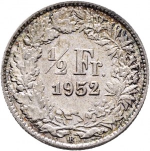 ½ Franc 1952 Helvetia debout