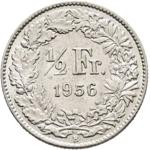 ½ Franc 1956 Helvetia standing