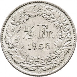½ Franc 1956 Helvetia stojí