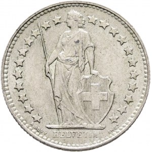 ½ Franc 1956 Helvetia stojąca