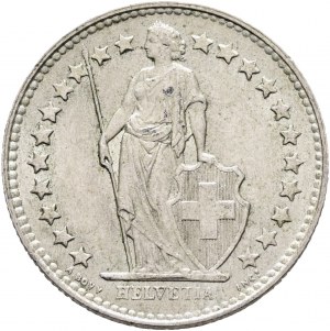 ½ Franco 1956 Helvetia in piedi