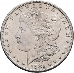 1 dolár 1881 S MORGAN Dollar