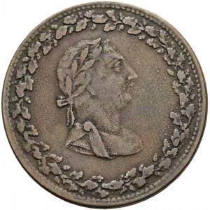 ½ Penny Tiffin Token - Kupfer LOWER CANADA