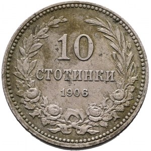 10 Stotinki 1906 FERDINAND I.